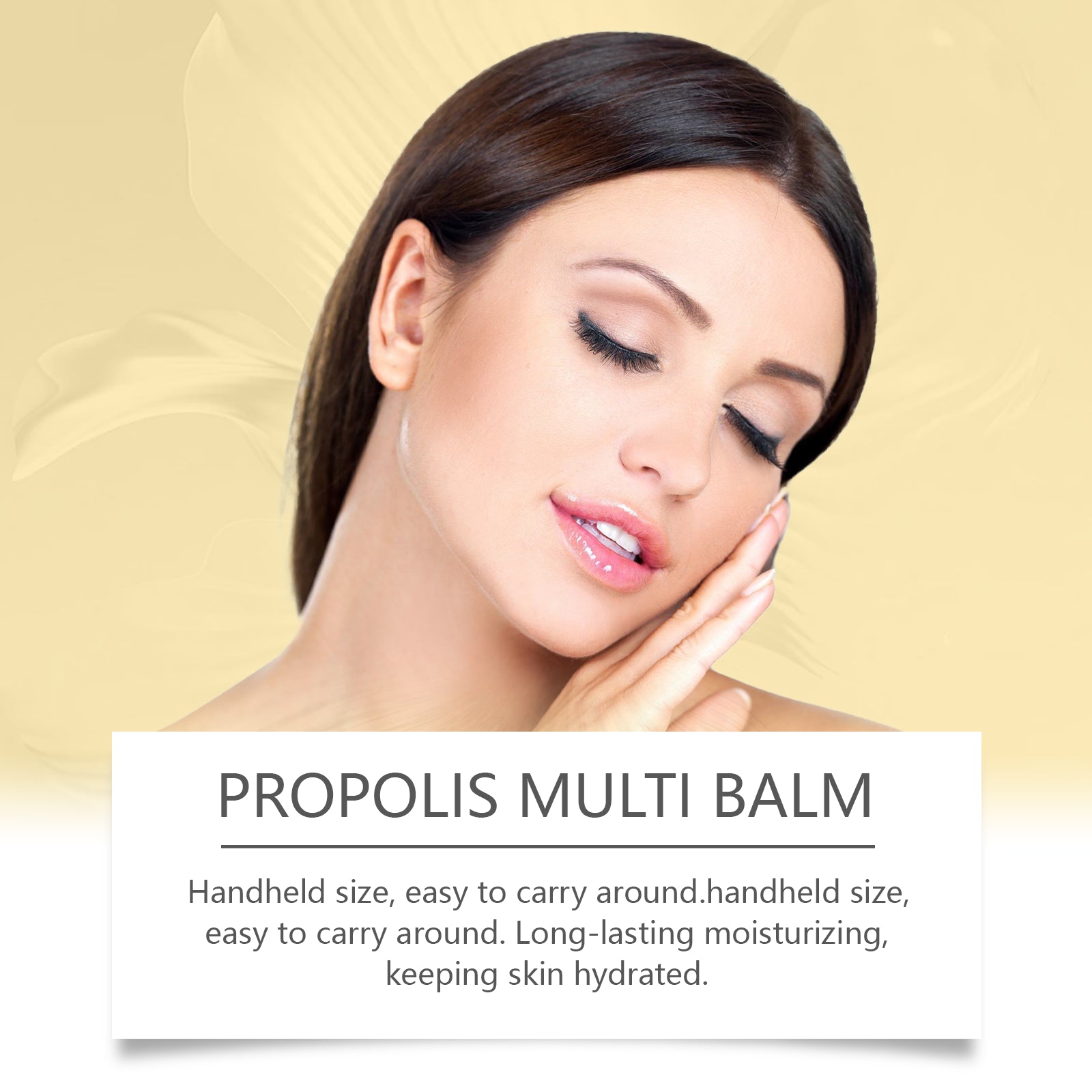 Propolis Moisturizer Stick, Long-Lasting Moisturizing And Gentle Care Of Dry Skin Daily Skin Care Facial Moisturizer Stick