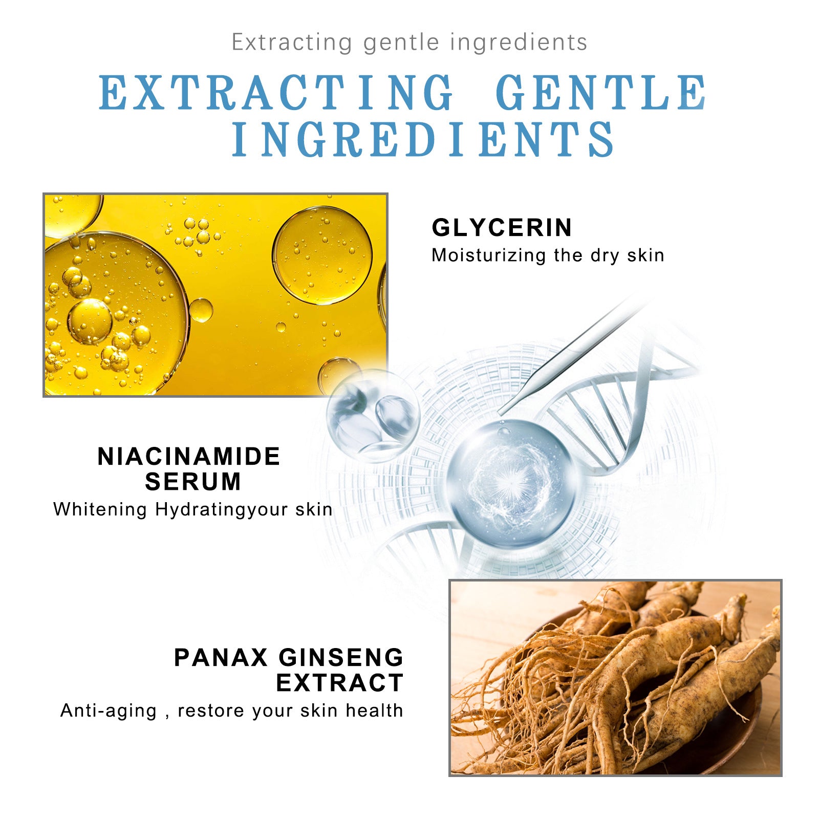 Niacinamide Serum, Lightening And Whitening Skin Moisturizing And Anti-Wrinkle Essence